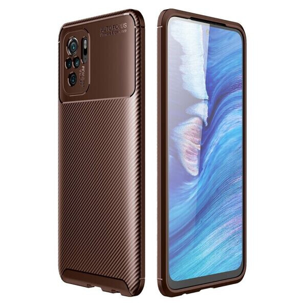 

Защитный чехол Deexe Fusion для Xiaomi Redmi Note 10 / Note 10s - Brown