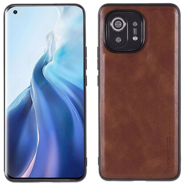 

Защитный чехол X-LEVEL Vintage Series для Xiaomi Mi 11 - Brown