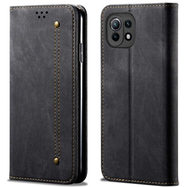 

Чехол-книжка UniCase Jeans Wallet для Xiaomi Mi 11 Lite - Black