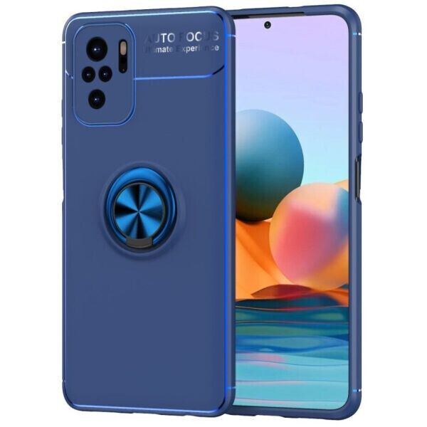 

Защитный чехол UniCase Magnetic Ring для Xiaomi Redmi Note 10 / Note 10s - Blue
