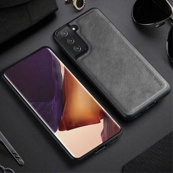 

Защитный чехол X-LEVEL Leather Back Cover для Samsung Galaxy S21 (G991) - Grey