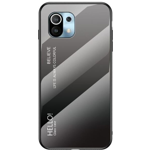 

Защитный чехол Deexe Gradient Color для Xiaomi Mi 11 Lite - Black / Grey
