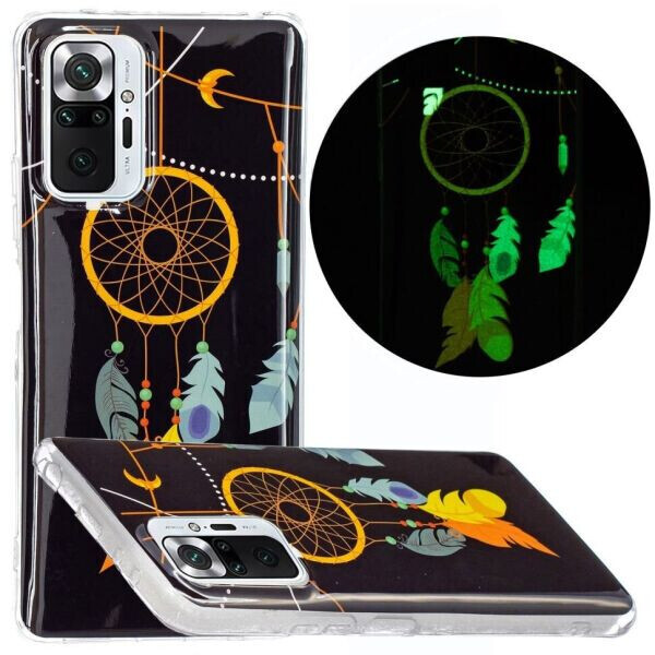 

Силиконовый (TPU) чехол Deexe LumiCase для Xiaomi Redmi Note 10 Pro - Dream Catcher