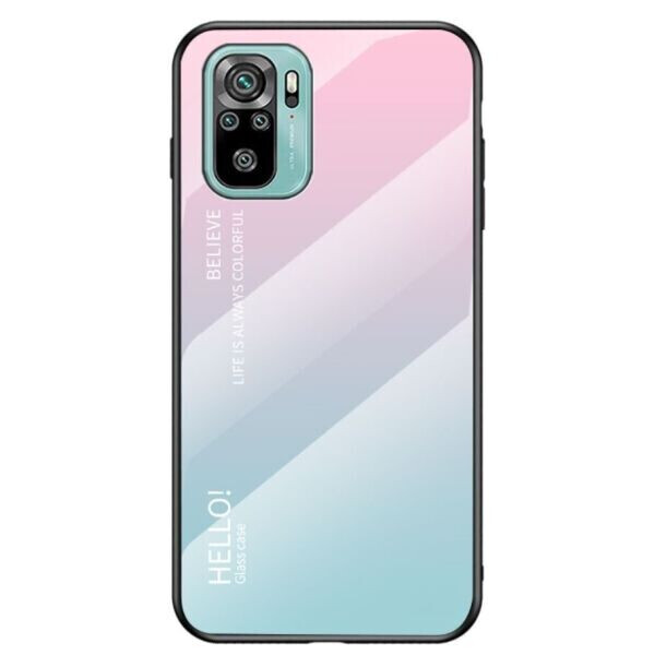 

Защитный чехол Deexe Gradient Color для Xiaomi Redmi Note 10 / Note 10s - Pink / Blue