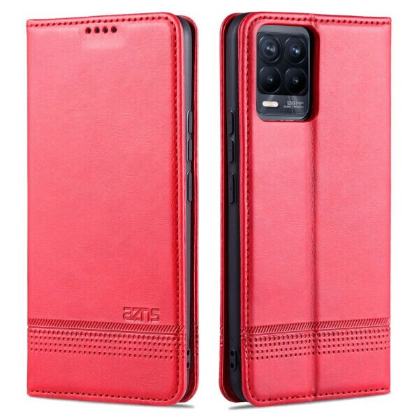

Чехол-книжка AZNS Classic Series для Realme 8 / 8 Pro - Red