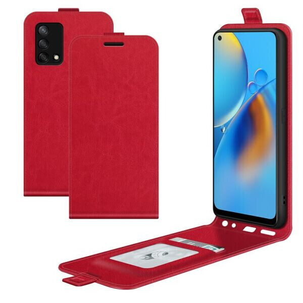

Чехол Deexe Flip Case для OPPO A74 - Red