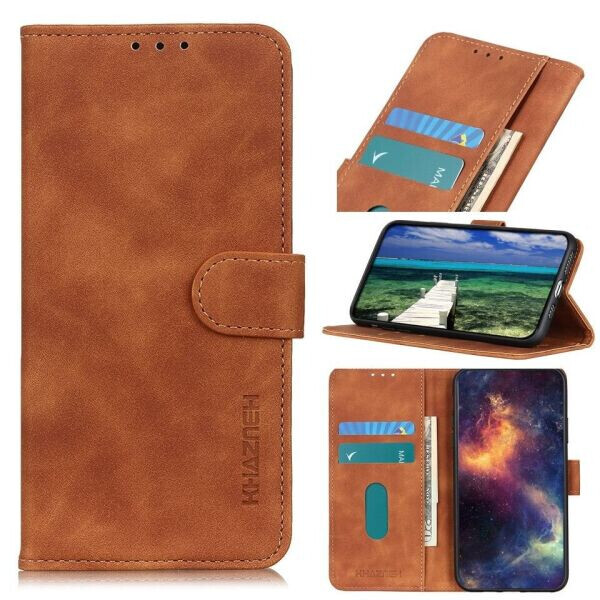 

Чехол-книжка KHAZNEH Retro Wallet для ASUS Zenfone 8 (ZS590KS) - Brown