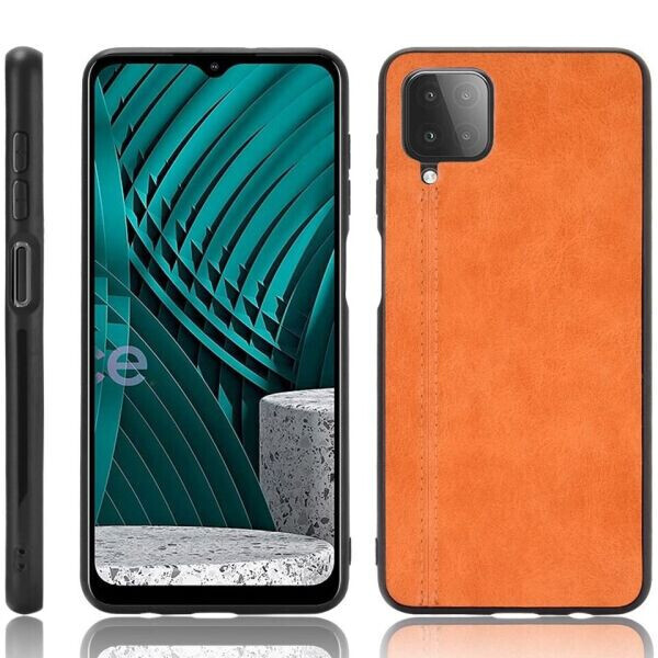 

Защитный чехол UniCase Leather Series для Samsung Galaxy A12 (A125) / Galaxy M12 (M127) - Yellow