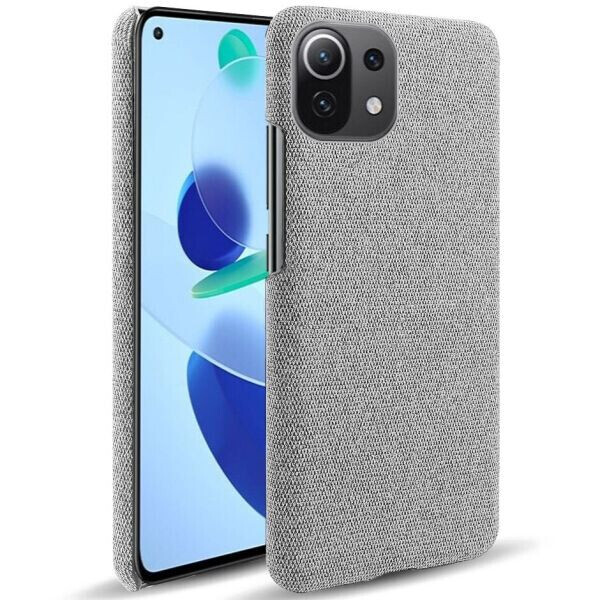 

Защитный чехол KSQ Cloth Style для Xiaomi Mi 11 Lite - Light Grey