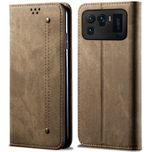 

Чехол-книжка UniCase Jeans Wallet для Xiaomi Mi 11 Ultra - Khaki