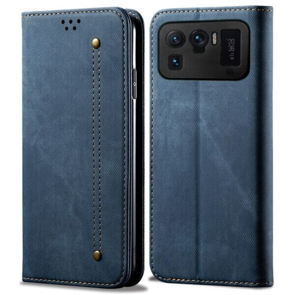 

Чехол-книжка UniCase Jeans Wallet для Xiaomi Mi 11 Ultra - Blue