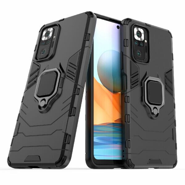 

Защитный чехол Deexe Hybrid Case для Xiaomi Redmi Note 10 Pro - Black