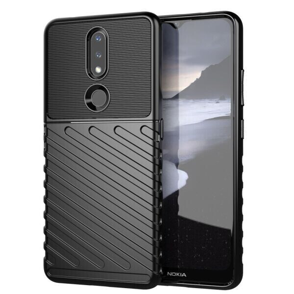 

Защитный чехол Deexe Thunder Series для Nokia 2.4 - Black