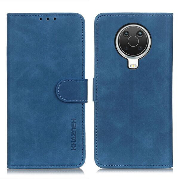 

Чехол-книжка KHAZNEH Retro Wallet для Nokia G10 / G20 - Blue