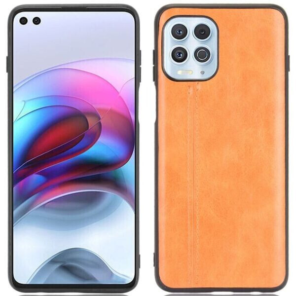 

Защитный чехол UniCase Leather Series для Motorola Moto G100 - Yellow