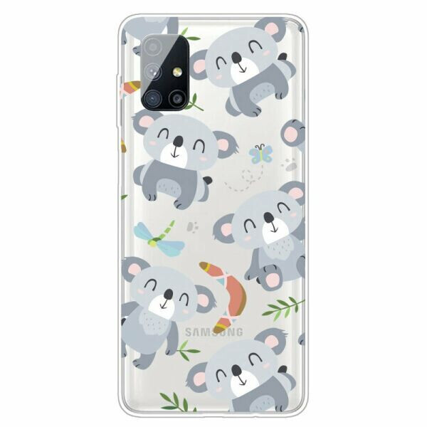 

Силиконовый (TPU) чехол Deexe Pretty Glossy для Samsung Galaxy M51 (M515) - Bear