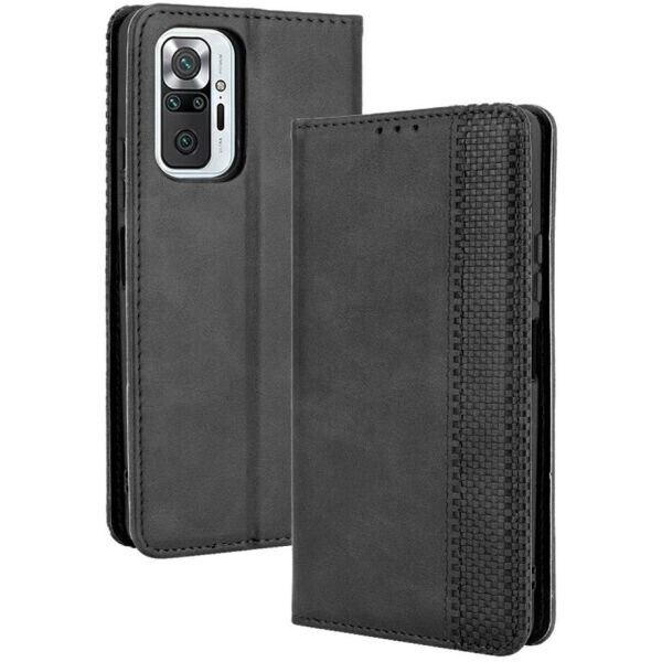 

Чехол Deexe Retro Style для Xiaomi Redmi Note 10 Pro - Black