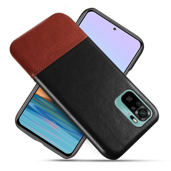 

Защитный чехол KSQ Dual Color для Xiaomi Redmi Note 10 / Note 10s - Black / Brown