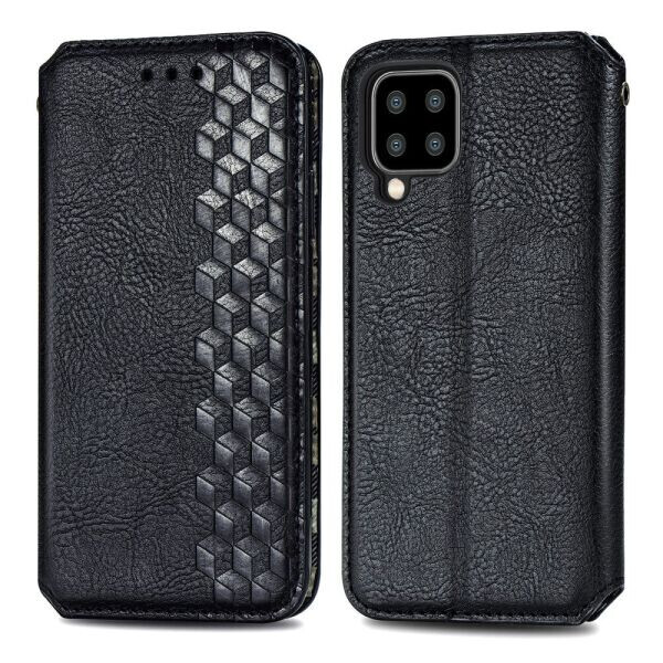 

Чехол Deexe Rhombus Wallet для Samsung Galaxy A22 (A225) - Black