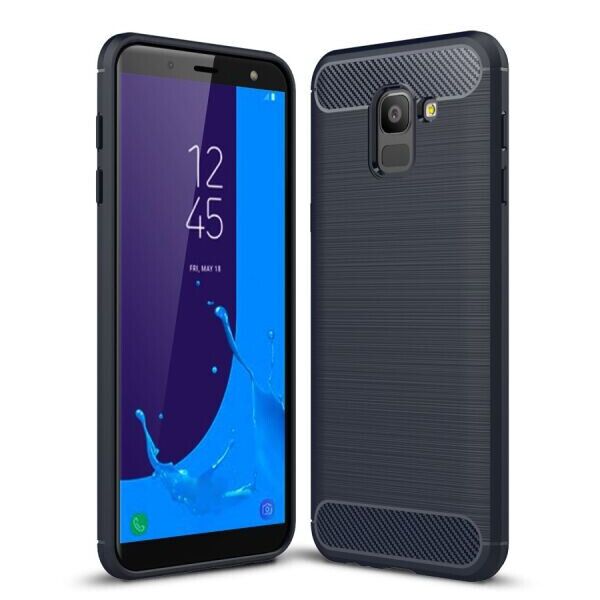 

Защитный чехол UniCase Carbon для Samsung Galaxy J6 2018 (J600) - Dark Blue