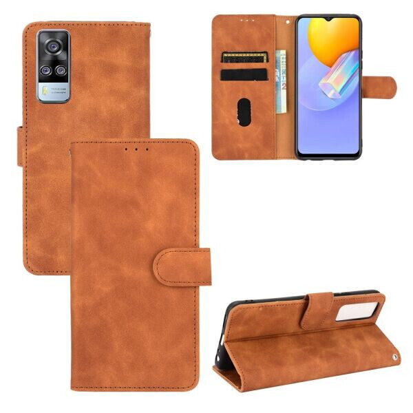 

Чехол Deexe Classic Wallet для VIVO Y31 / Y51 - Brown