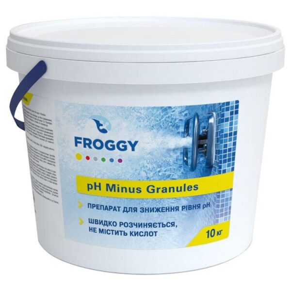 

Средство для понижения pH воды бассейна Froggy в гранулах, 10 кг