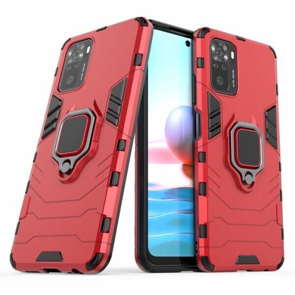 

Защитный чехол Deexe Hybrid Case для Xiaomi Redmi Note 10 / Note 10s - Red