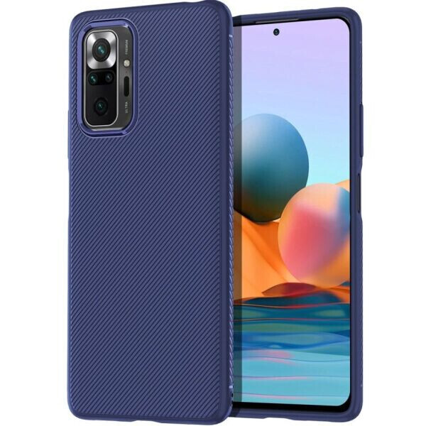 

Защитный чехол UniCase Twill Soft для Xiaomi Redmi Note 10 Pro - Blue