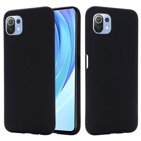 

Защитный чехол Deexe Silicone Case для Xiaomi Mi 11 Lite - Black