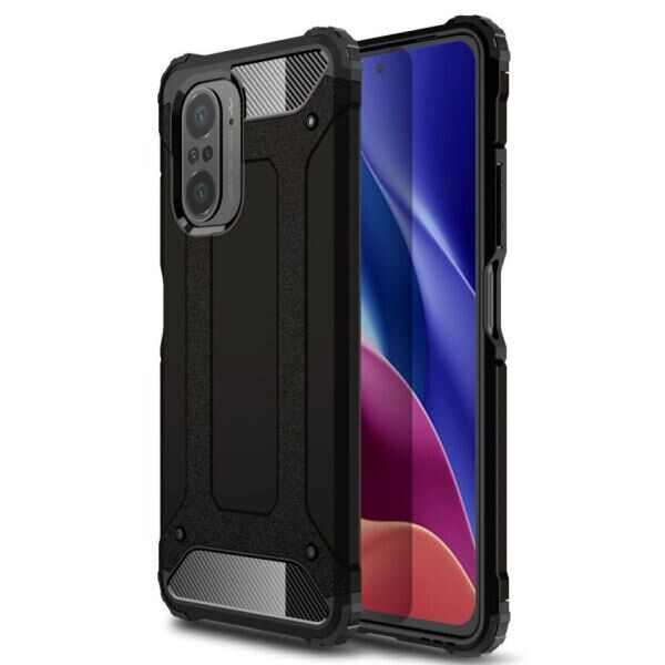 

Защитный чехол UniCase Rugged Guard для Xiaomi Redmi K40 / K40 Pro / Mi 11i / Poco F3 - Black