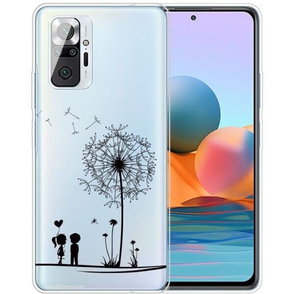 

Силиконовый (TPU) чехол Deexe Pretty Glossy для Xiaomi Redmi Note 10 Pro - Dandelion
