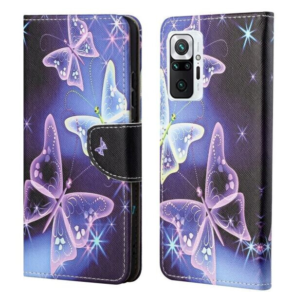 

Чехол-книжка Deexe Color Wallet для Xiaomi Redmi Note 10 Pro - Beautiful Butterfly