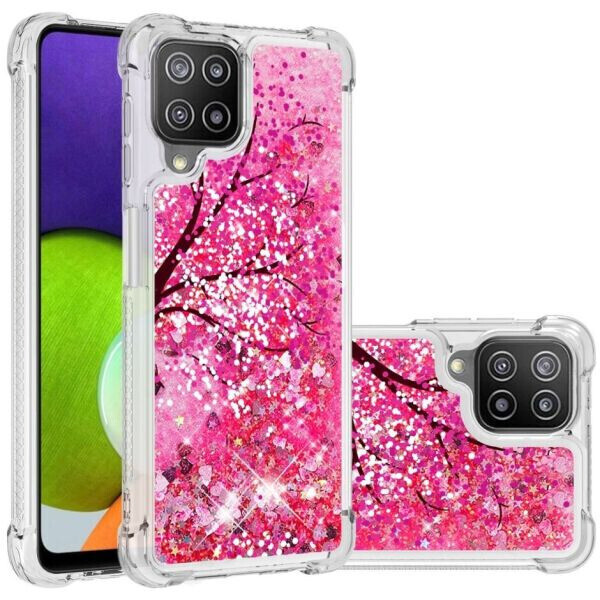 

Силиконовый (TPU) чехол Deexe Fashion Glitter для Samsung Galaxy A22 (A225) - Cherry Blossom