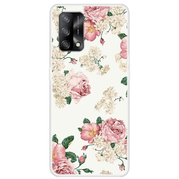 

Силиконовый (TPU) чехол Deexe Life Style для OPPO A74 - Exquisite Flower