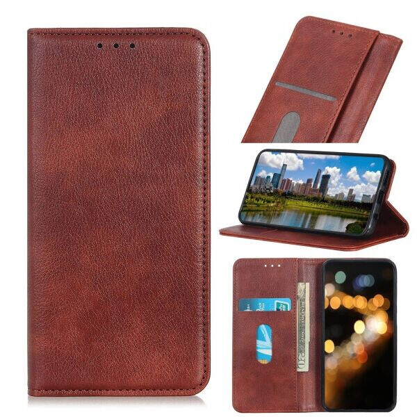 

Чехол-книжка Deexe Wallet Case для Xiaomi Mi 11 Lite - Brown