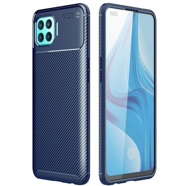 

Защитный чехол Deexe Fusion для OPPO Reno 4 lite - Blue