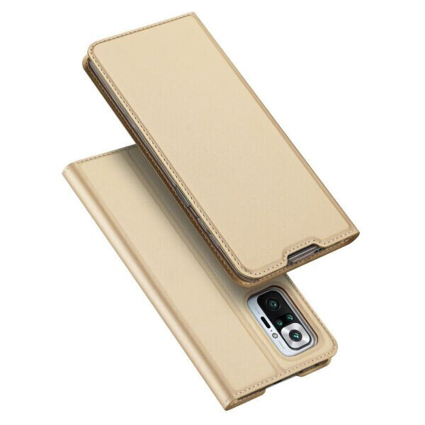 

Чехол-книжка DUX DUCIS Skin Pro для Xiaomi Redmi Note 10 Pro - Gold