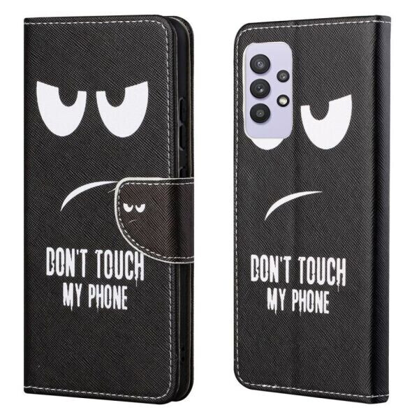 

Чехол-книжка Deexe Color Wallet для Samsung Galaxy A32 (А325) - Don't Touch My Phone