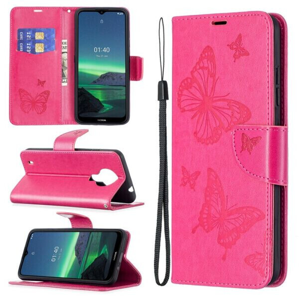 

Чехол UniCase Butterfly Pattern для Nokia 1.4 - Rose