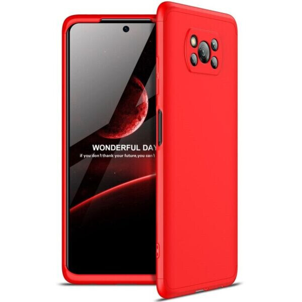

Защитный чехол GKK Double Dip Case для Xiaomi Poco X3 / Poco X3 Pro - Red