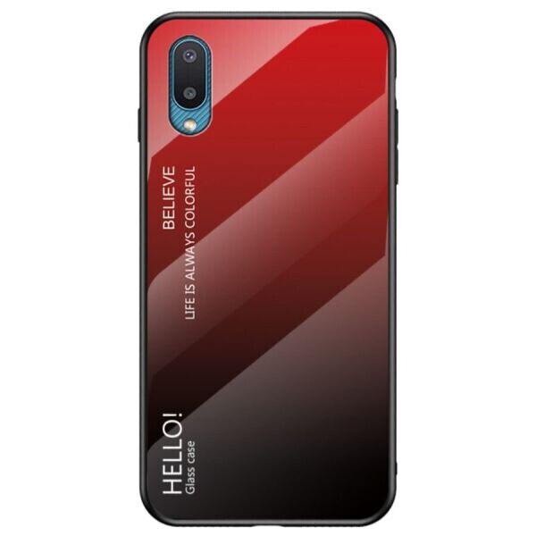 

Защитный чехол Deexe Gradient Color для Samsung Galaxy A02 (A022) - Red / Black