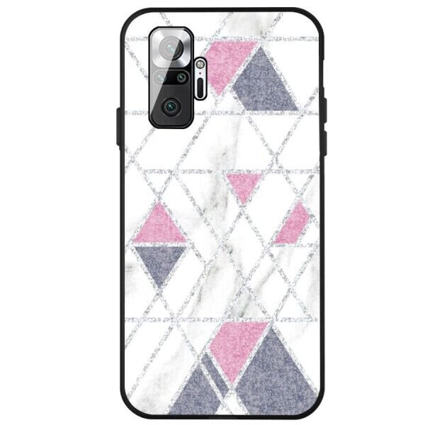 

Защитный чехол Deexe Marble Series для Xiaomi Redmi Note 10 Pro - Glitter Powder / Grey / Rose