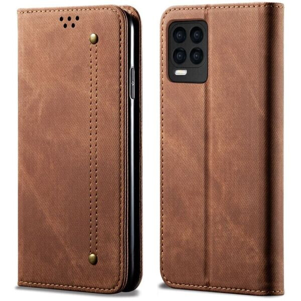 

Чехол-книжка UniCase Jeans Wallet для Realme 8 / 8 Pro - Red