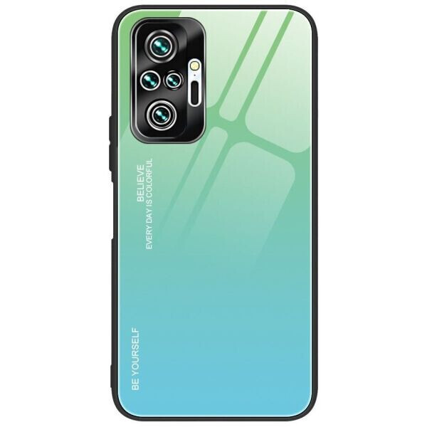 

Защитный чехол Deexe Gradient Color для Xiaomi Redmi Note 10 Pro - Cyan / Blue