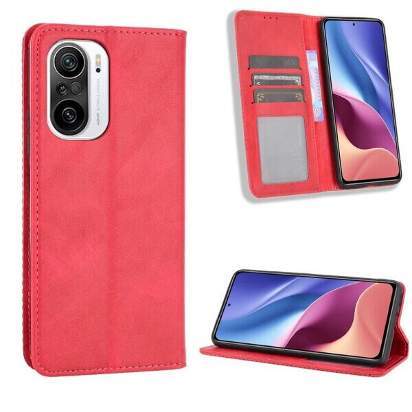 

Чехол Deexe Retro Style для Xiaomi Poco F3 / Redmi K40 / Redmi K40 Pro / Mi 11i - Rose