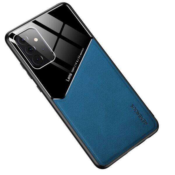 

Защитный чехол Deexe Magnetic Leather Cover для Samsung Galaxy A72 (А725) - Blue