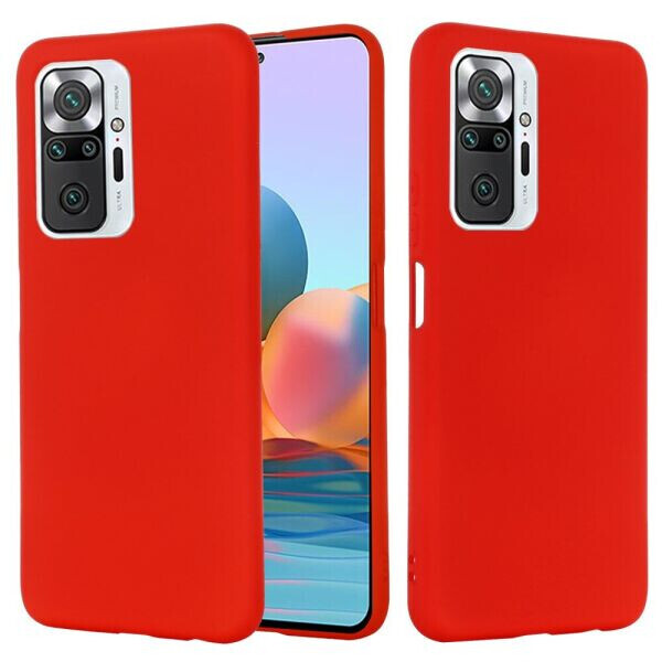 

Защитный чехол Deexe Silicone Case для Xiaomi Redmi Note 10 Pro - Red
