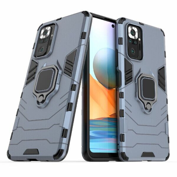 

Защитный чехол Deexe Hybrid Case для Xiaomi Redmi Note 10 Pro - Blue