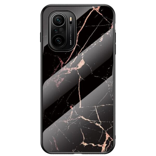 

Защитный чехол Deexe Gradient Pattern для Xiaomi Poco F3 / Redmi K40 / Redmi K40 Pro / Mi 11i - Black / Gold