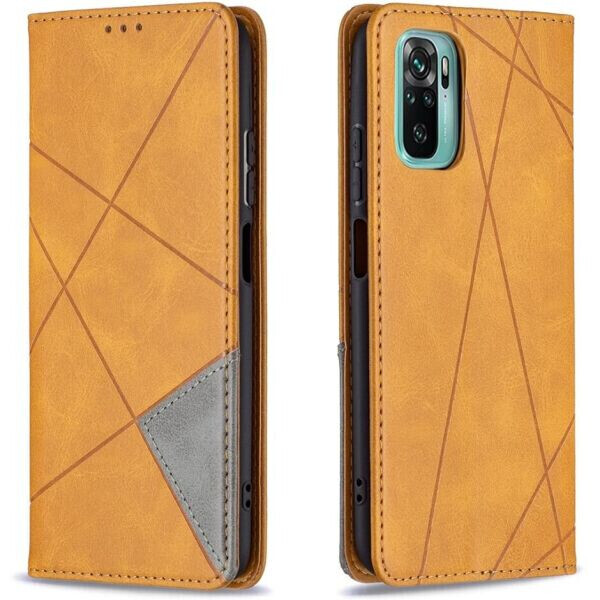 

Чехол UniCase Geometric Pattern для Xiaomi Redmi Note 10 / Note 10s - Brown